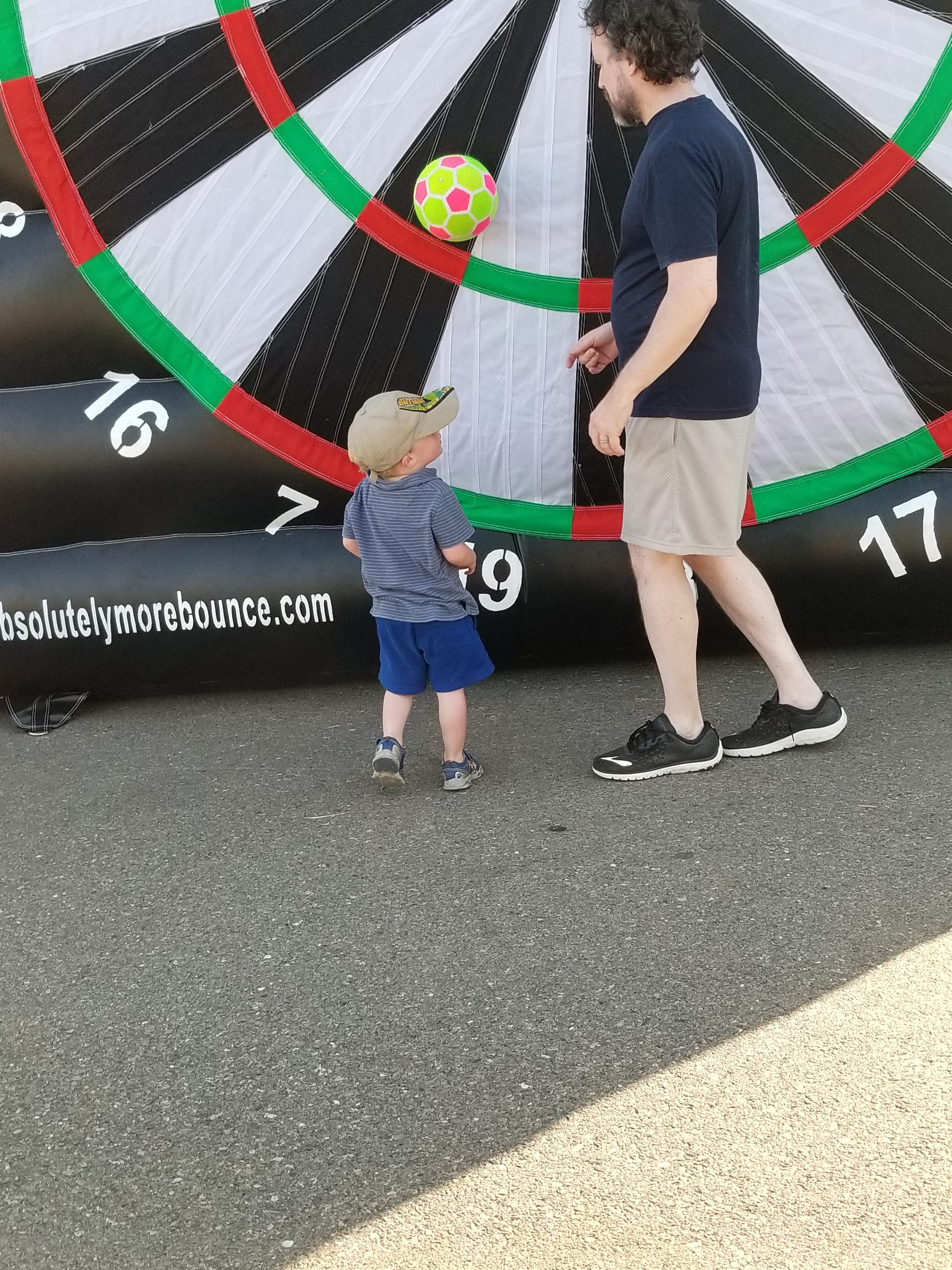 inflatable dart board